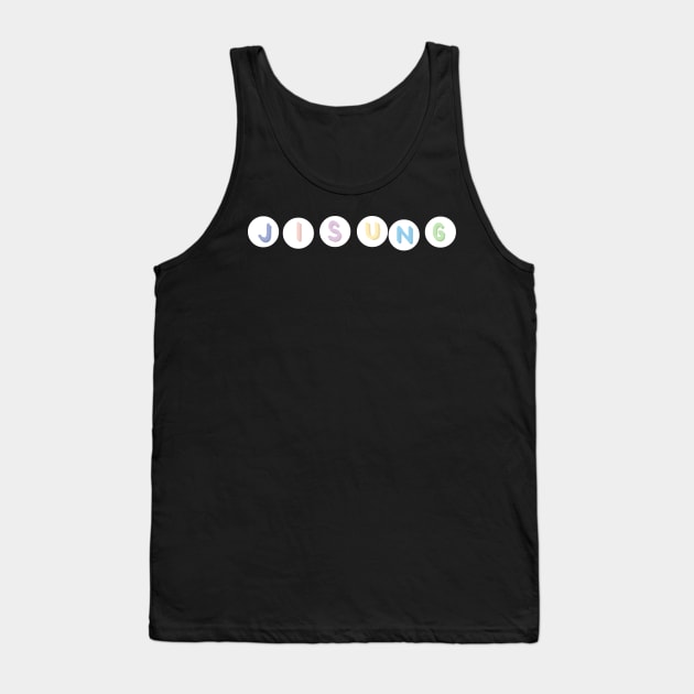 Jisung Pastel Bubble Sticker Tank Top by Orimei